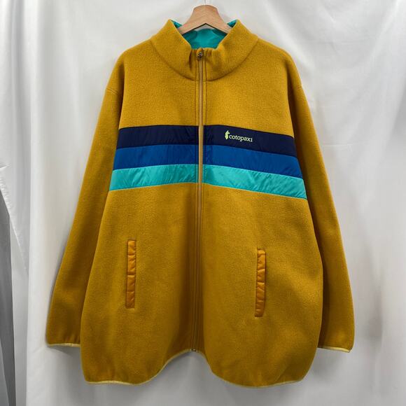 Cotopaxi 4X Yellow Teca Fleece Full-Zip Jacket - Picture 2 of 7